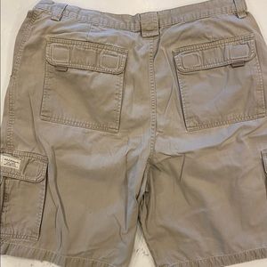 Sideout mens military style shorts with cargo pockets khaki size 38